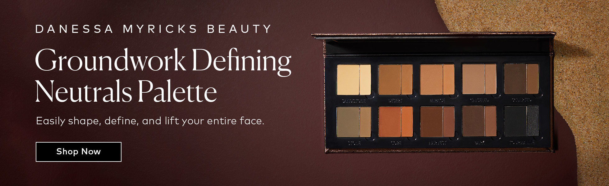 Shop the Danessa Myricks Beauty Groundwork Defining Neutrals Palette on Beautylish.com