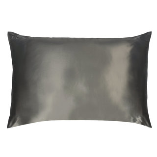 Queen/Standard Silk Pillowcase Charcoal